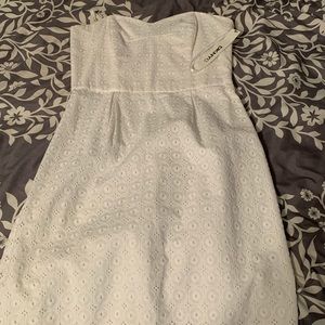 Brand New DKNYC White Flower Dress